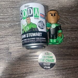 3/$30 Funko Soda DC John Stewart Green Glow Chase 2022 Fall green lantern